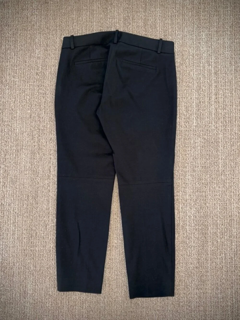 J. Crew Minnie City Fit Stretch Twill Ankle Pants in Black